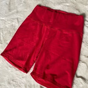 TNA Chill red biker shorts